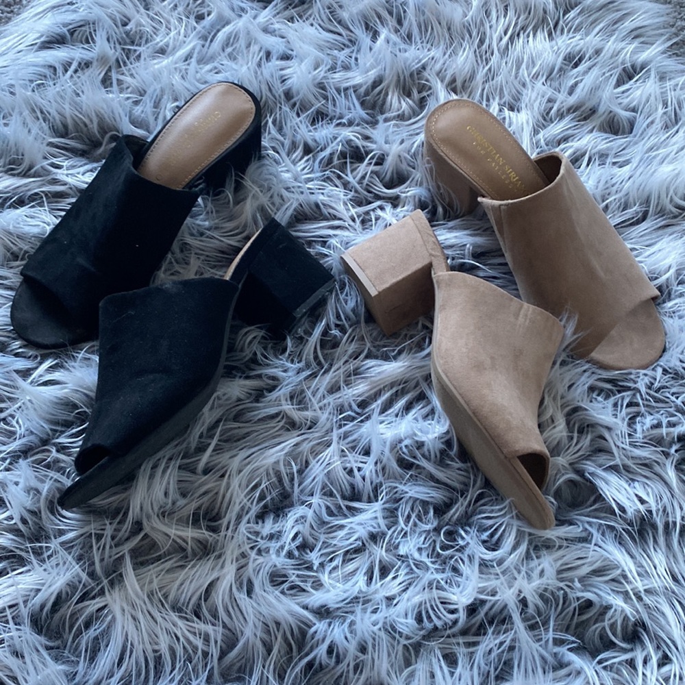 Christian Siriano Mule Sandal Heels Bundle